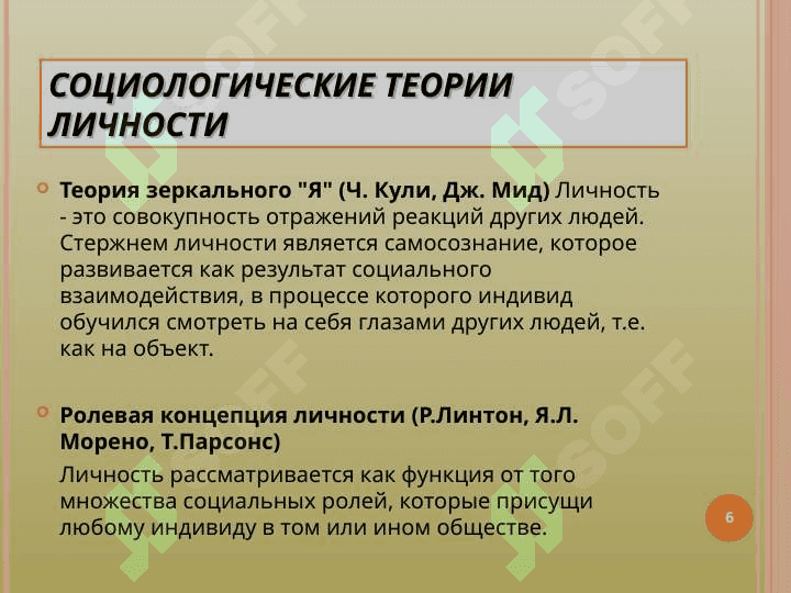 ЛИЧНОСТЬ И ОБЩЕСТВО 6