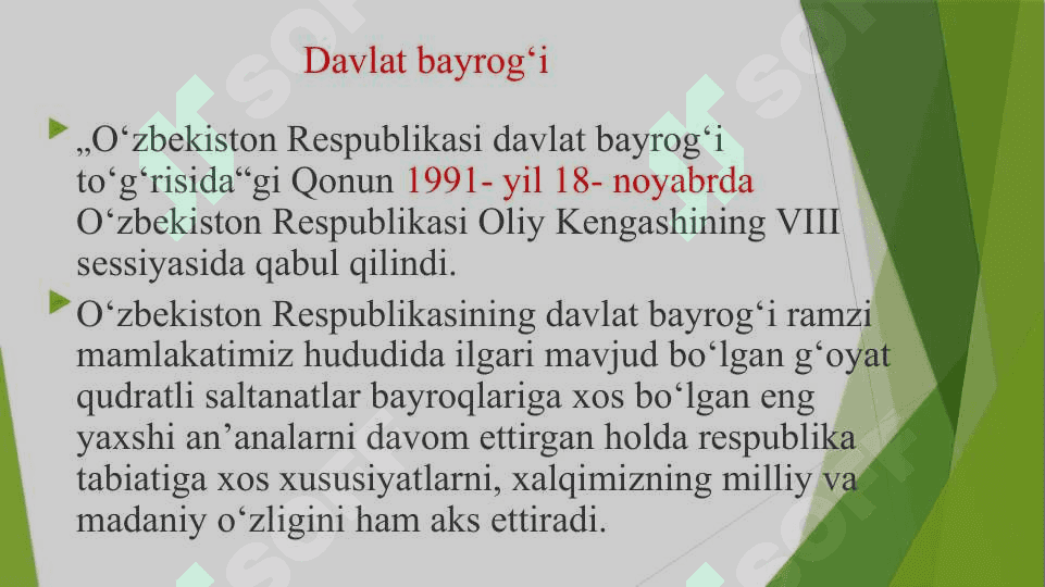 O‘zbekiston tanlagan mustaqil rivojlanish yo`li va uning ahamiyati 3