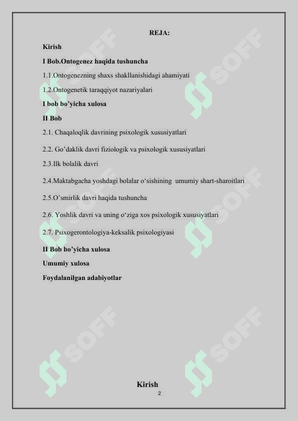 ONTOGENEZDA SHAXS SHAKLLANISHI kurs ishi 35.docx 2