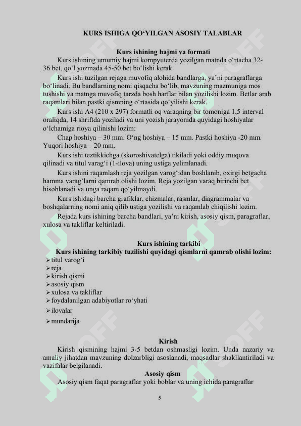 kurs ishi yozish tartibi 5