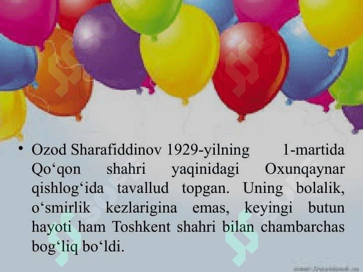 Ozod SHARAFIDDINOV 2