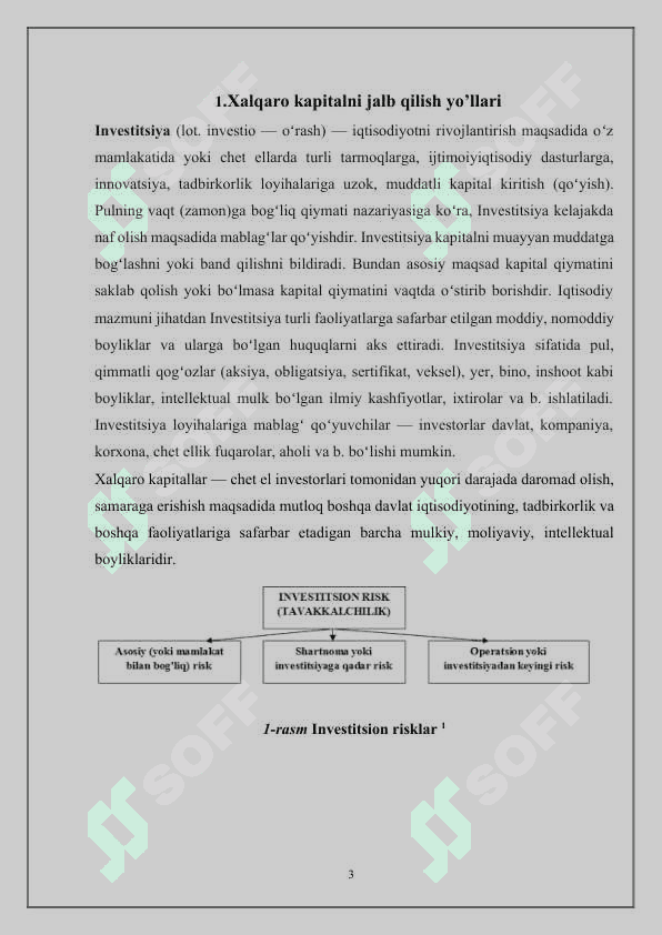 Xalqaro kapitalni jalb qilish yo’llari 3