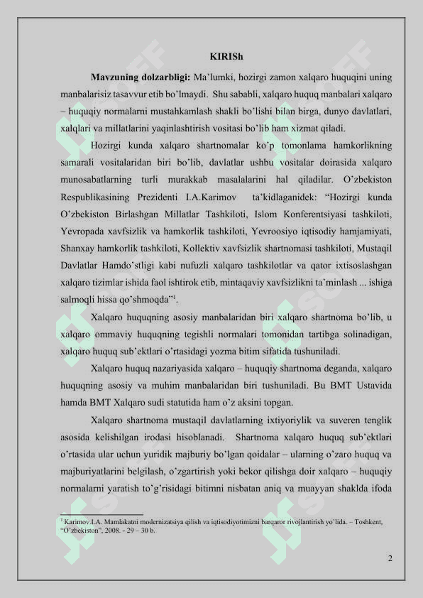 Xalqaro shartnomalarning shakli, tuzilishi 2