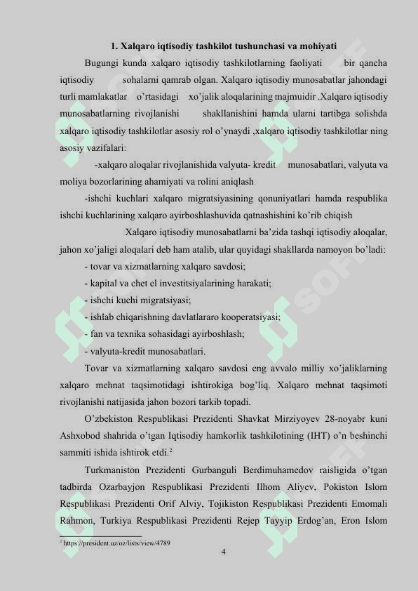 Xalqaro iqtisodiy tashkilotlar va ularning vazifalari 4