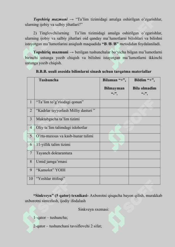 O’ZBEKISTON RESPUBLIKASIDA TA’LIM SOHASIDA AMALGA OSHIRILGAN ISLOHOTLAR. 2