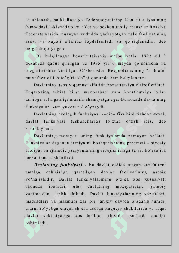 Davlatning ekologik funksiyasi 4