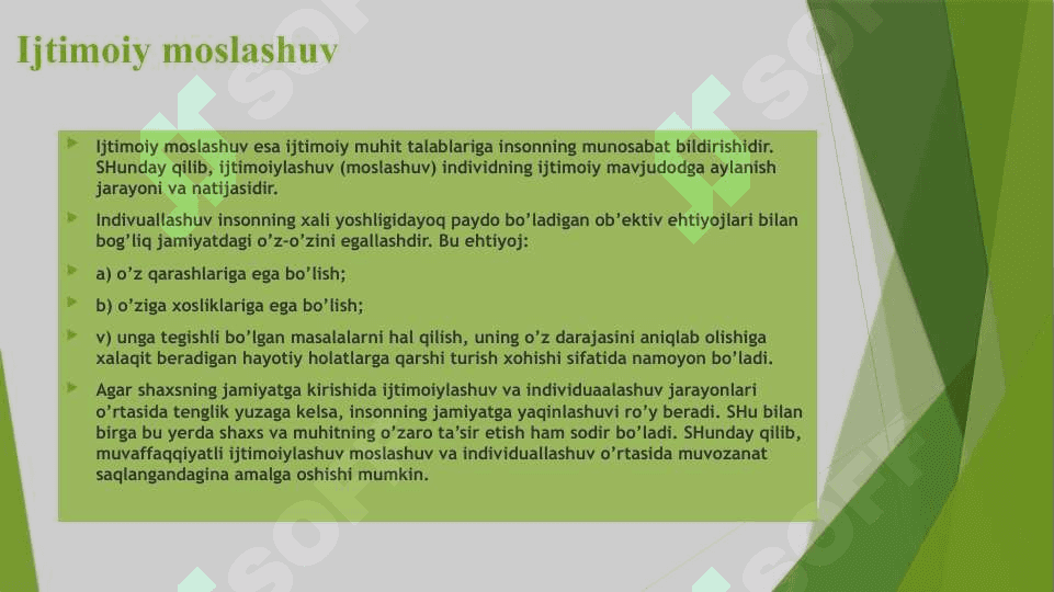 Ijtimoiylashuv omillari va vositalar 4