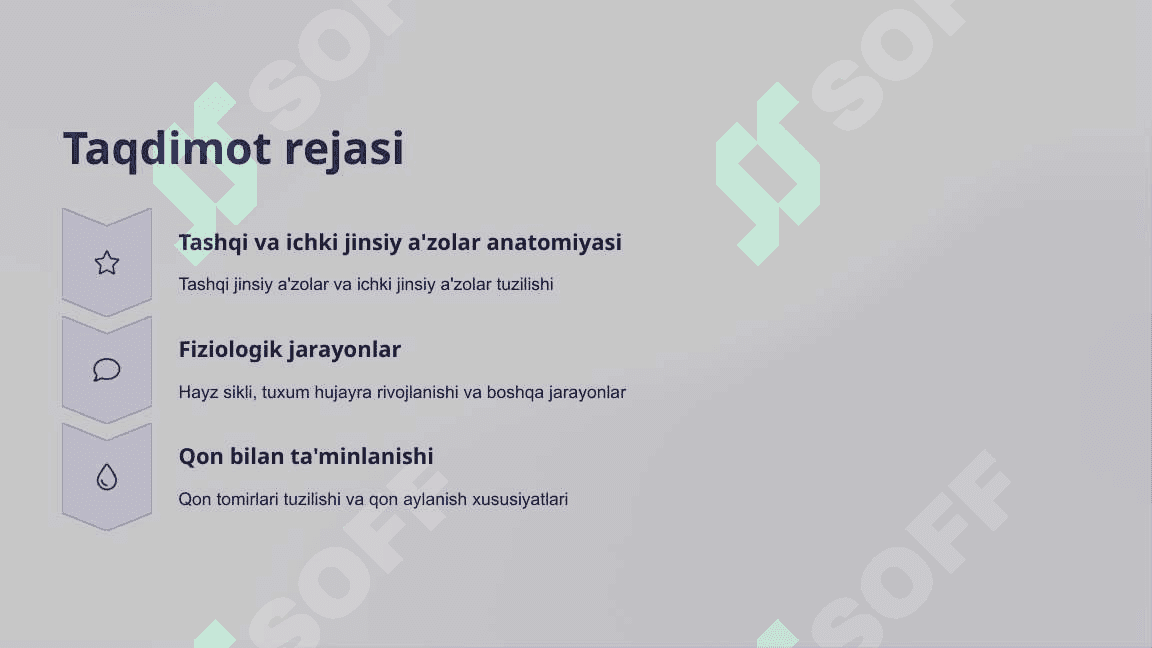 Ayollar jinsiy sistemasi anatomiyasi va fiziologiyasi 2