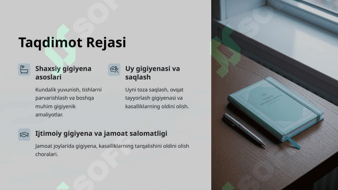 Gigiyena va Shaxsiy Parvarish Kundalik Hayotda Qo'llanilishi 2