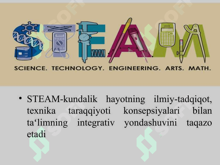 TEXNOLOGIYA DARSLARIDA STEAM TA’LIMI 5