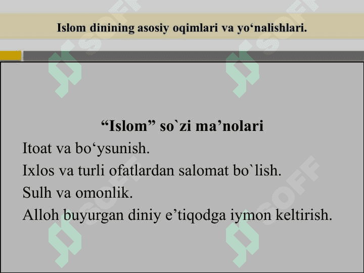 Islom dini 8