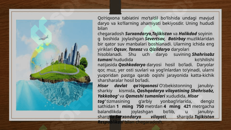 Ekologiyani asrash 2