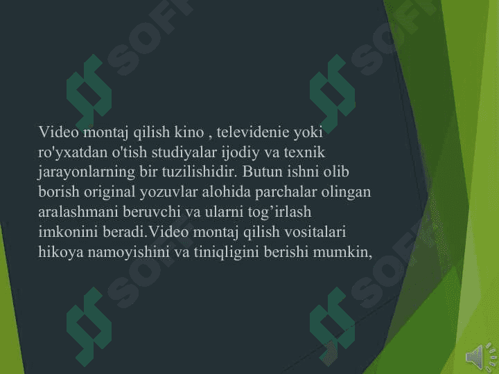 Android va IOS tizimida ovozli va video fayllar yaratish 3