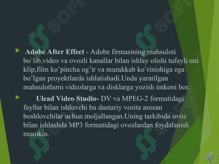 Android va IOS tizimida ovozli va video fayllar yaratish 6