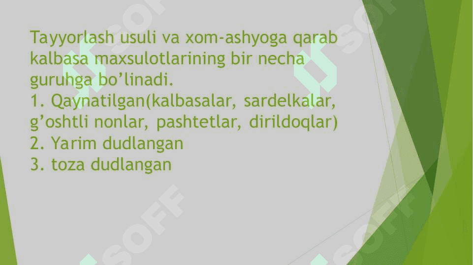 Kalbasa maxsulotlarini gigienik tekshirish 2