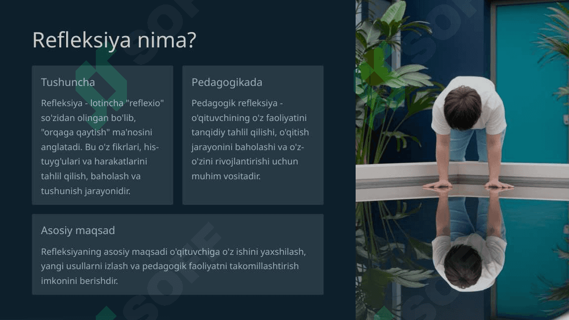 Pedagogik faoliyatda refleksiya va uning ahamiyati 3