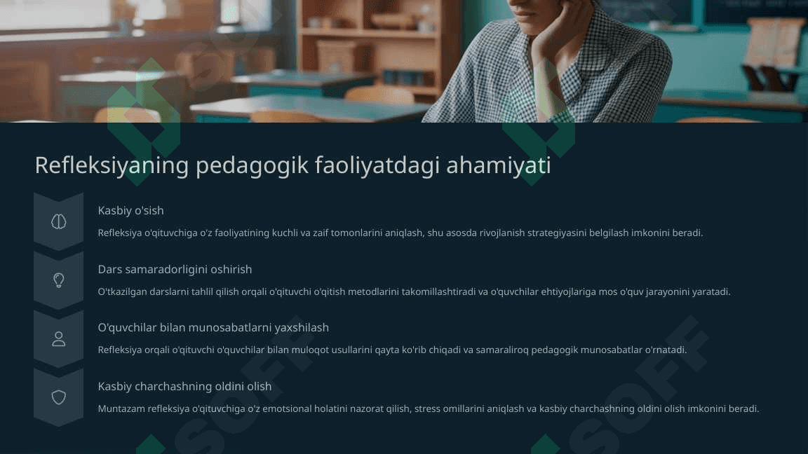 Pedagogik faoliyatda refleksiya va uning ahamiyati 4