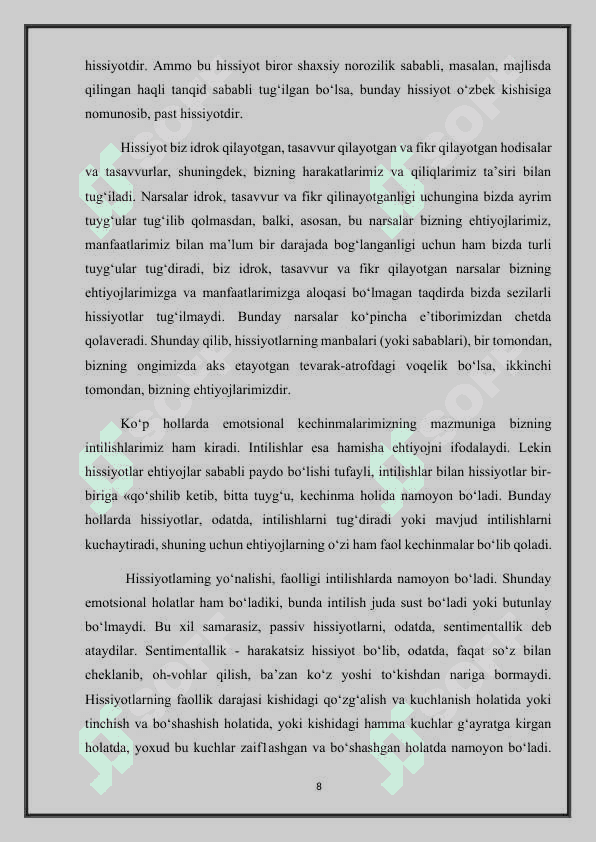 HISSIYOT HAQIDA TUSHUNCHA kurs ishi 35.docx 8