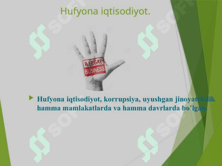 Xufyona iqtisodiyot va korrupsiyaga qarshi kurash . Хуфёна иқтисодиёт ва коррупцияга қарши кураш 3