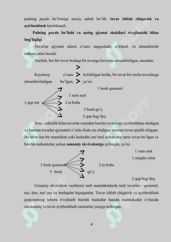 Pul tizimi evolyutsiyasi va uning turlari 4