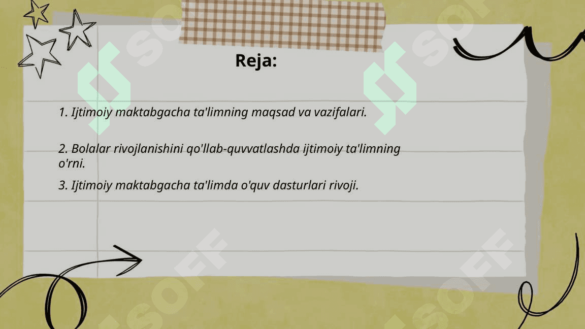Ijtimoiy maktabgacha ta'limni tashkil etish vazifalari 2