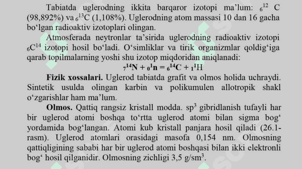 14-guruh elementlari. Uglerod guruhi elementlari. 3