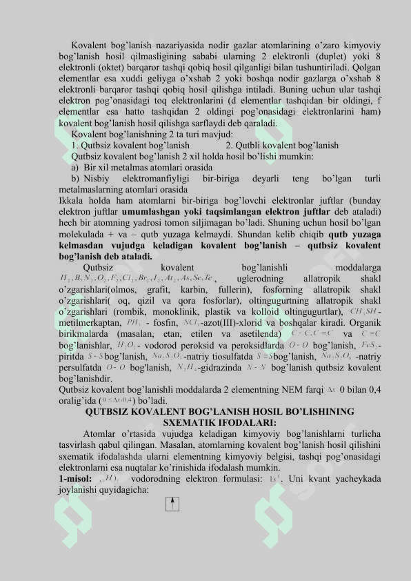 Kimyoviy bog'lanish 4