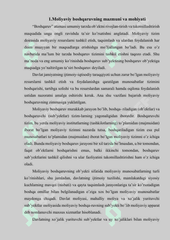 Molıya boshqaruv organları va ularnıng vazıfaları 4