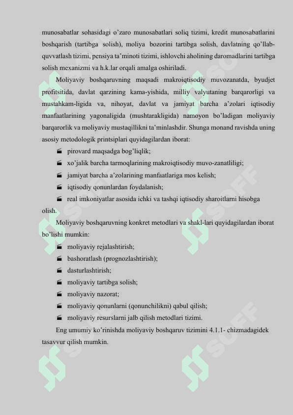 Molıya boshqaruv organları va ularnıng vazıfaları 5