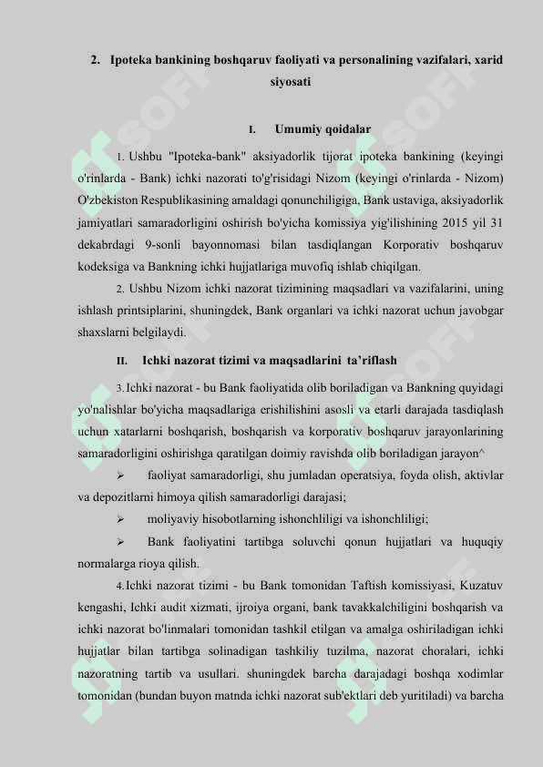 Ipoteka bankining sifat siyosati 8
