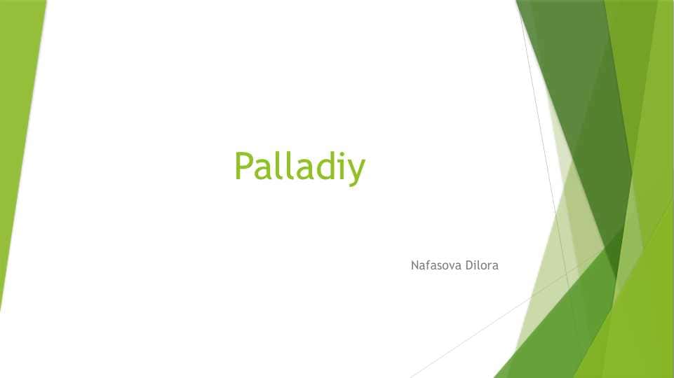 Palladiy