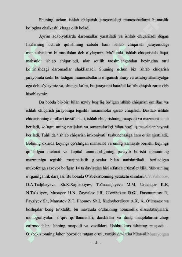 O’zbekistonda iqtisodiy islohotlarni amalga oshirishda tashqi iqtisodiy faoliyatni erkinlashtrishning ahamiyati 4