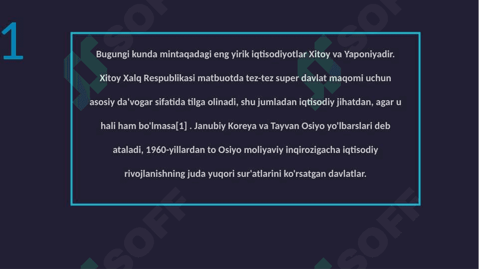 Sharqiy osiyo mamlakatlari iqtisodiyoti 3