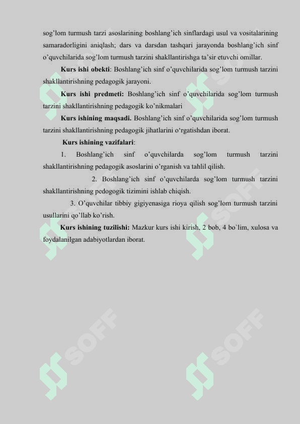 BOSHLANGICH SINF O’QUVCHILARIDA SOG’LOM TURMUSH TARZINI SHAKLLANTIRISH 3