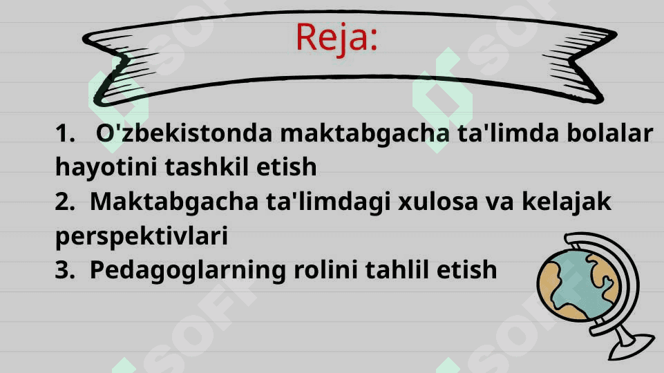 Maktabgacha ta’lim tashkilotida bolalar hayotini tashkil etish 2