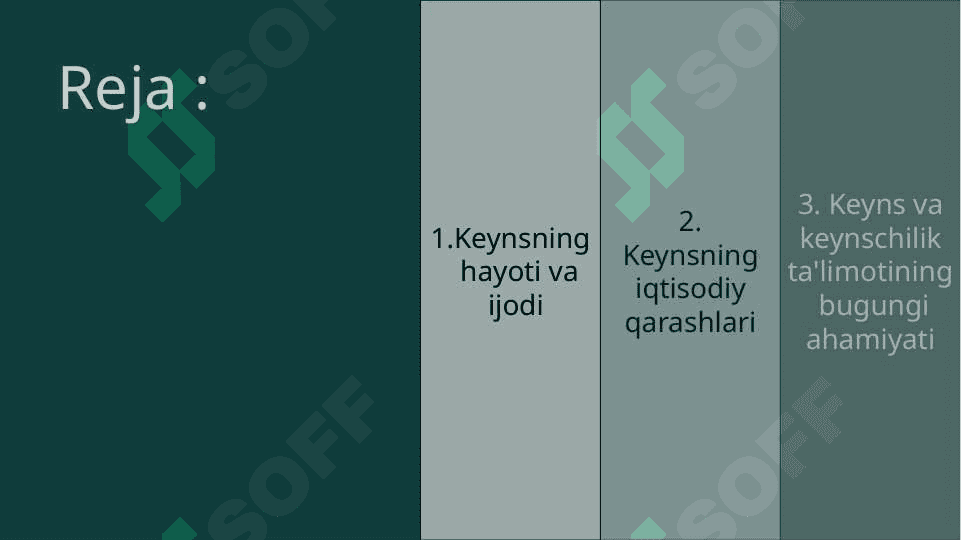 Keyns va keynschilik ta'limoti 2