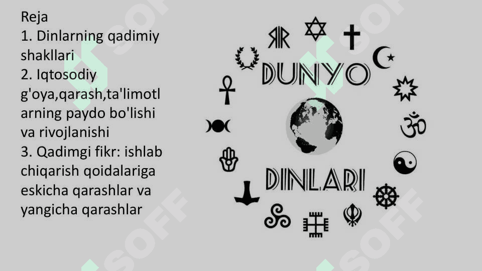 Qadimgi dinlarning iqtisodiy jihatlari 2