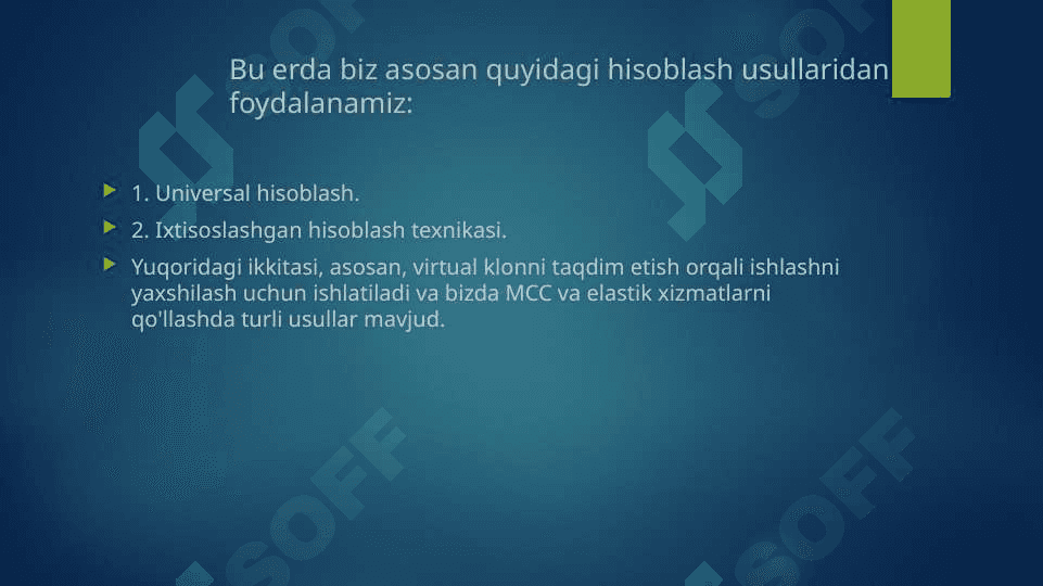 Bulutli hisoblash 4