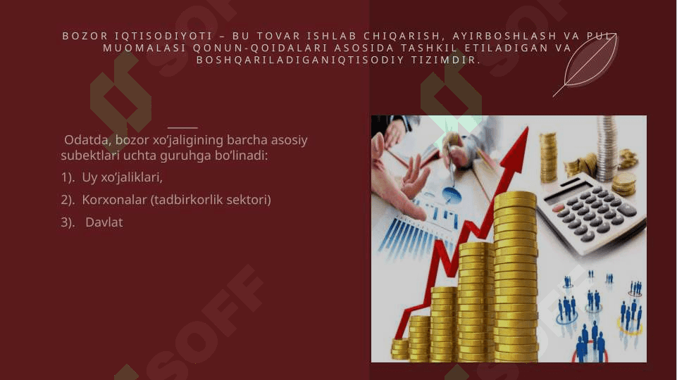 Bozor Va uning tuzilishi 2