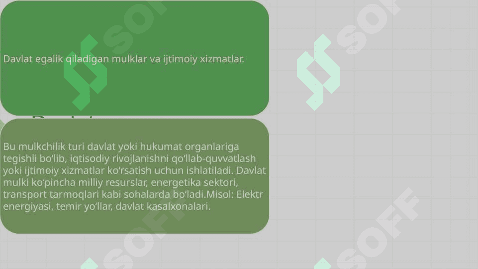 Mulkchilik turlari 4