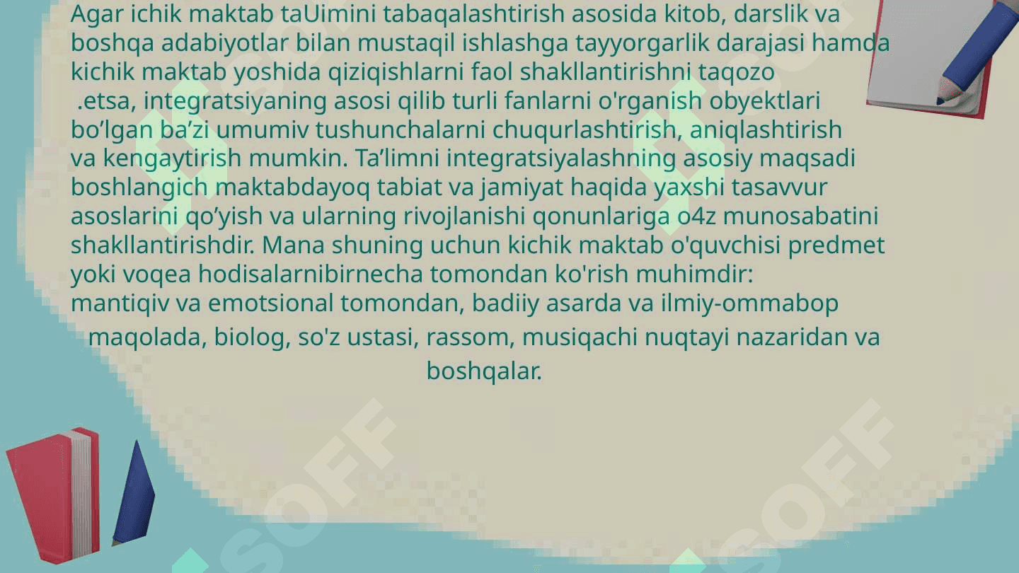Boshlangʻich taʼlimda integratsiya 4