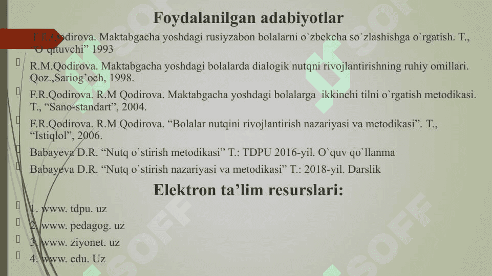 Maktabgacha o‘rta yoshdagi bolalar  nutqini o‘stirish vazifalari, metod va vositalari 2