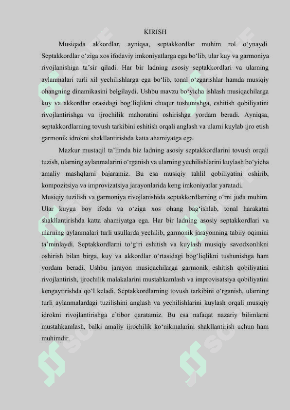 Ladning asosiy septakkordlari 3