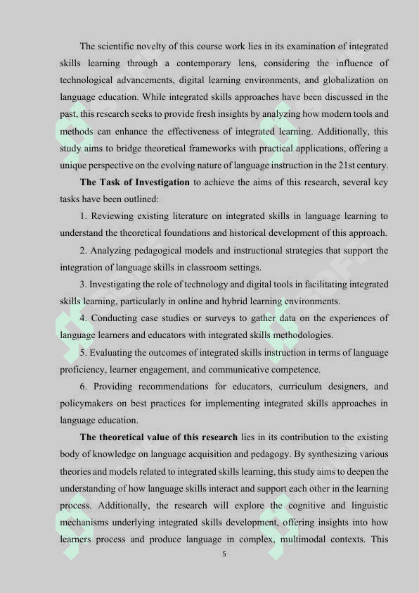 The importance of integrated skills in language learning 5