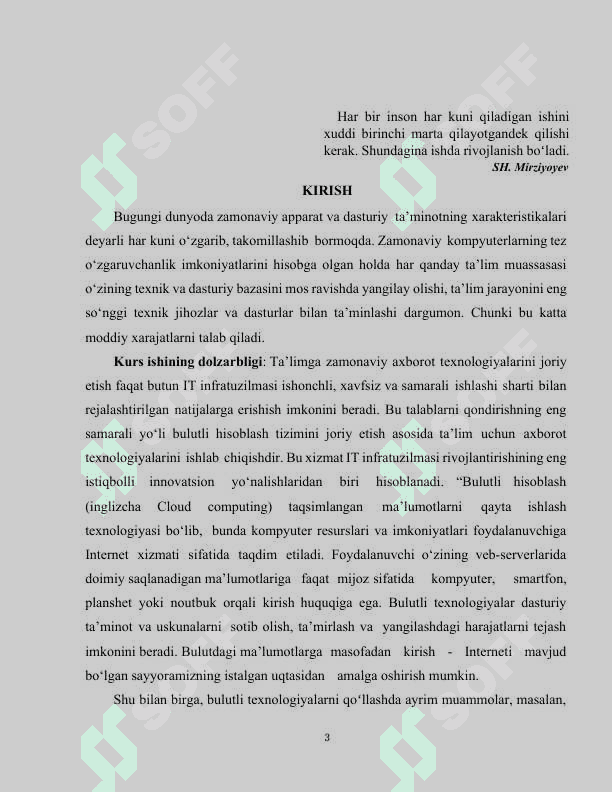 Bulutli texnologiyalar va ularni oʻquv jarayonida qoʻllash 3