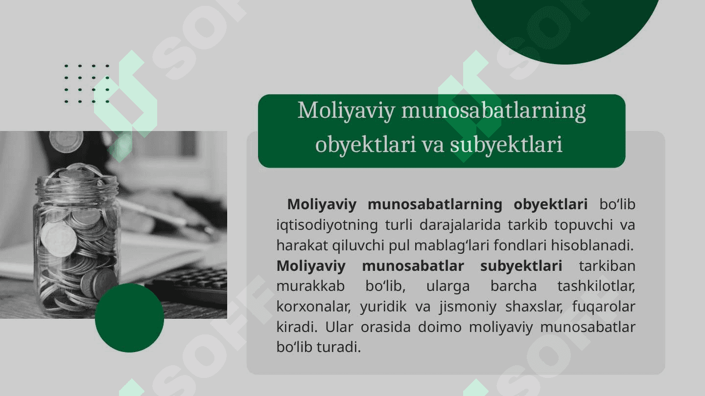 Moliya tizimi va moliyaviy siyosat 4