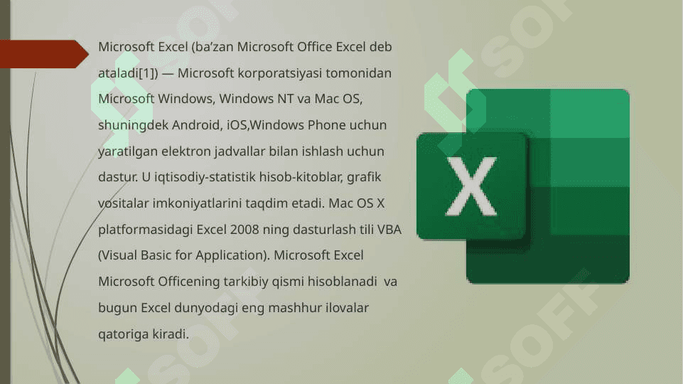 Excel formulalari va funksiyalari 3