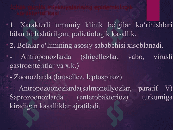 Ichak infeksiyalari, enteral virusli gepatitlar epidemiologiyasi va profilaktikasi 4
