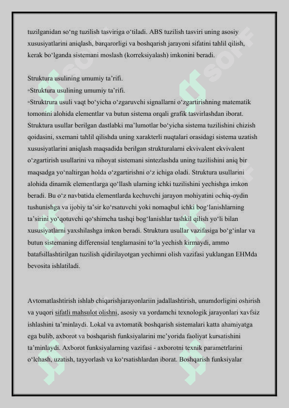 ROSTLASH OB’EKTINING XARAKTERISTIKALARI 2
