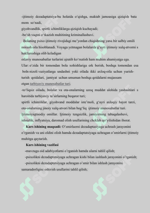 O’smirlarning ijtimoiy dezadaptatsiyasi muammosi 6